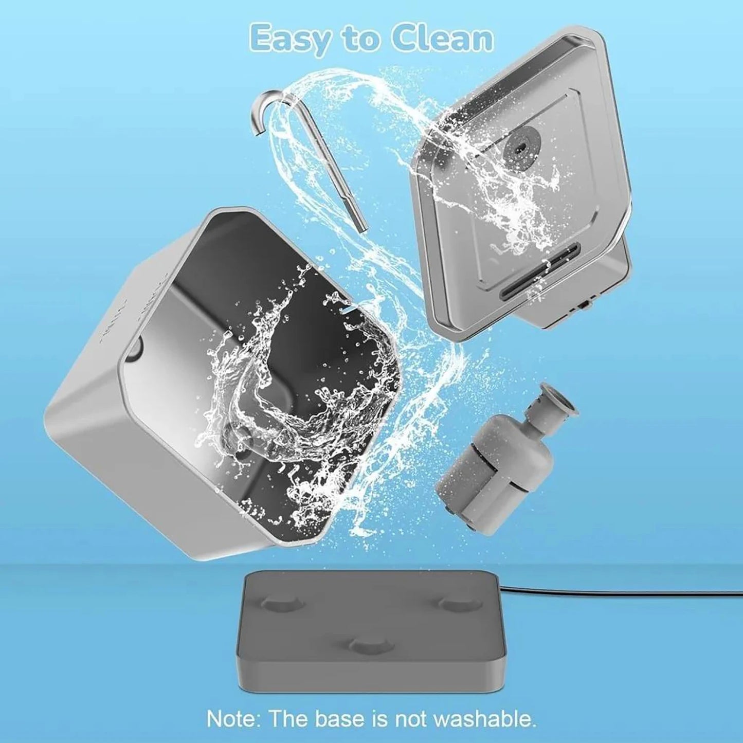 Smart Stainless Steel Cat Water Fountain – 4L with App Control and Multi-Layer Filtration System
