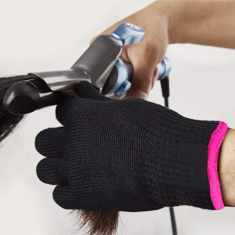 Heat Resistant Gloves for Hair Styling – 2pcs Set