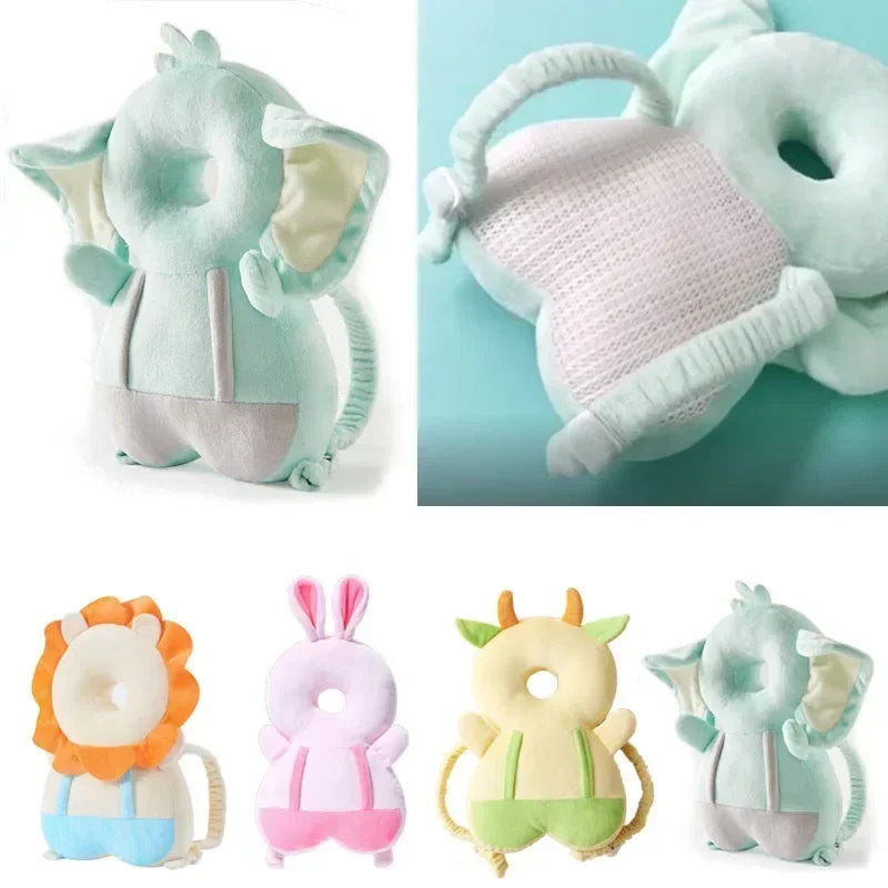 Baby Head Protector Pillow – Cartoon Angel Wings Safety Cushion