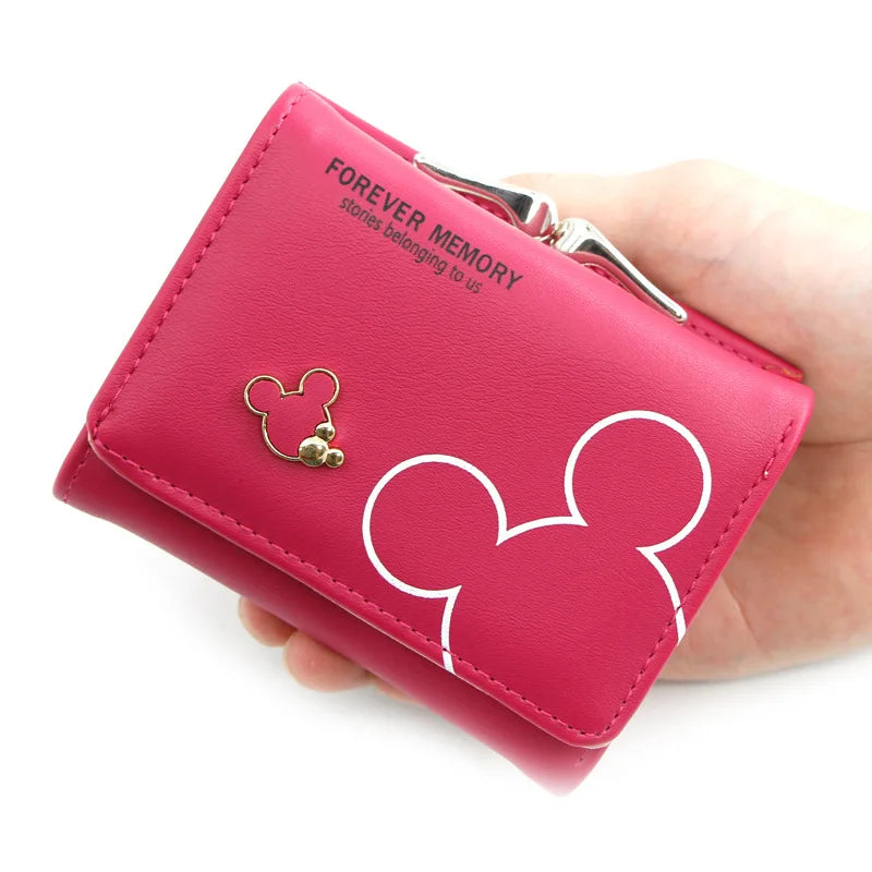 Mickey Mini Wallet – Stylish Women’s PU Leather Coin & Card Purse