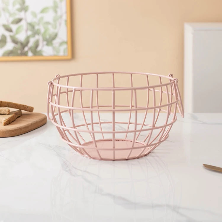 Ceramic Chicken Egg Basket