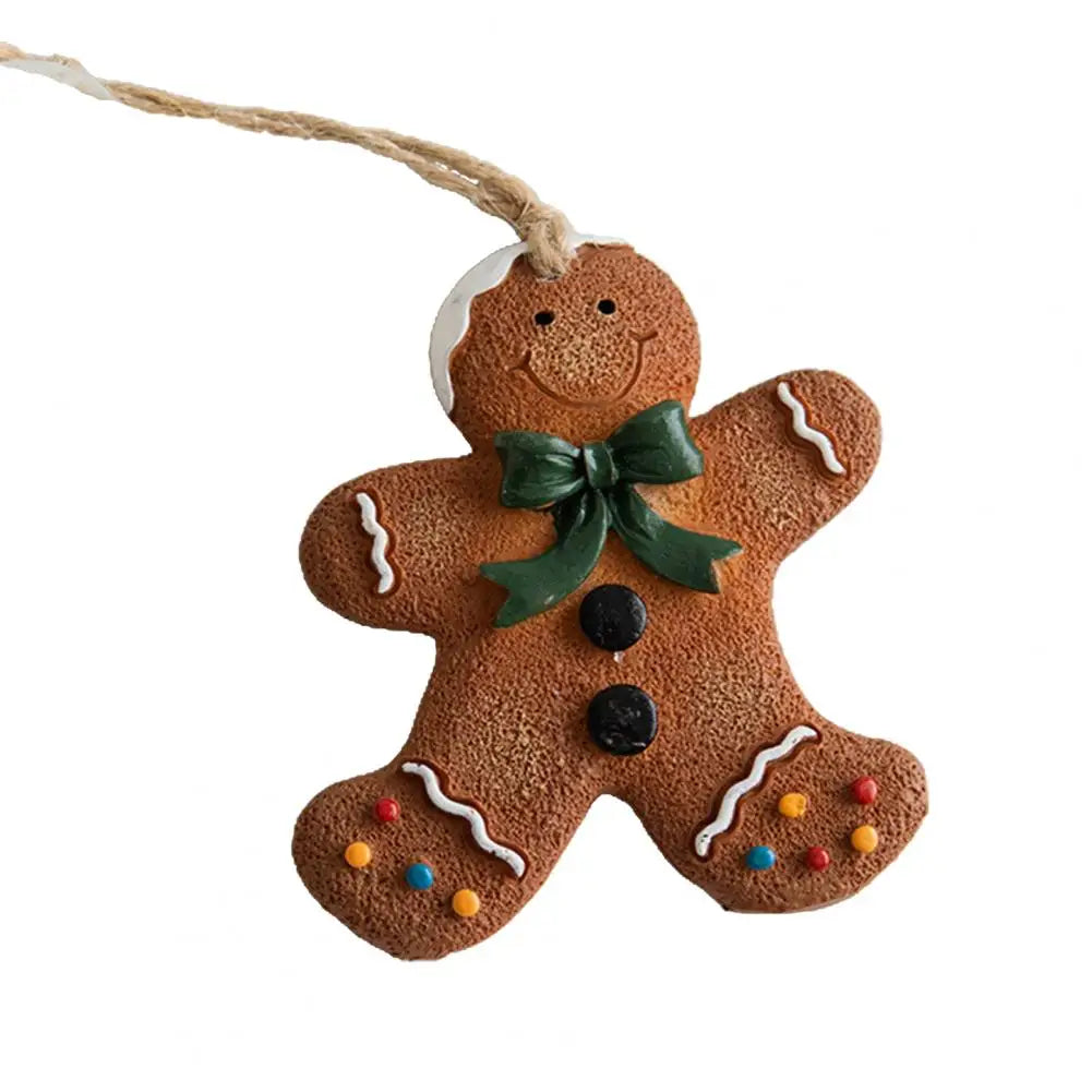 Hanging Gingerbread Christmas Ornament – Cute Holiday Tree Decoration