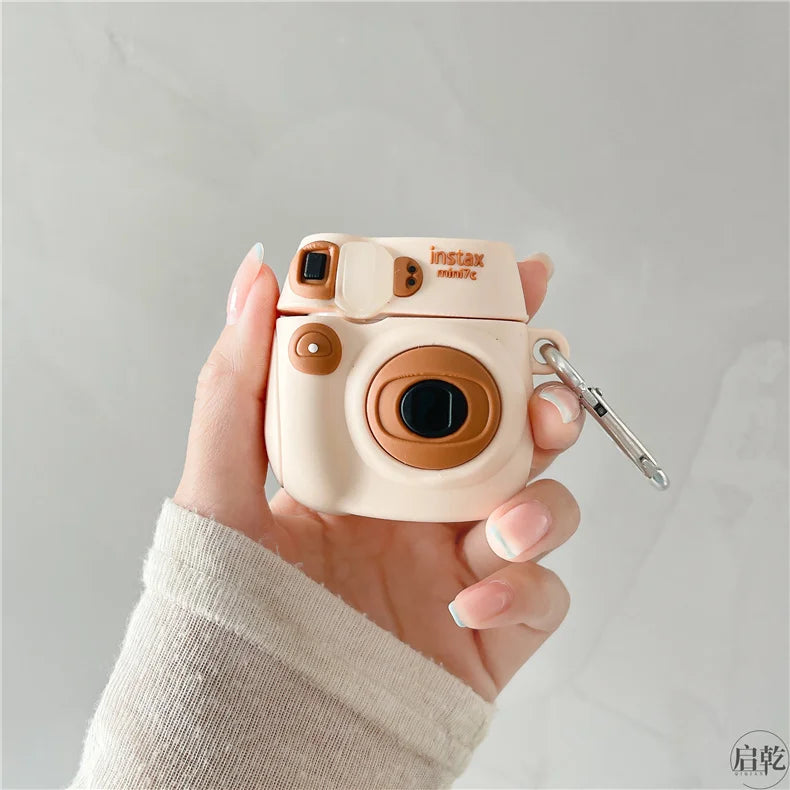 Polaroid Camera AirPods Case – Retro Charm for Photography Lovers