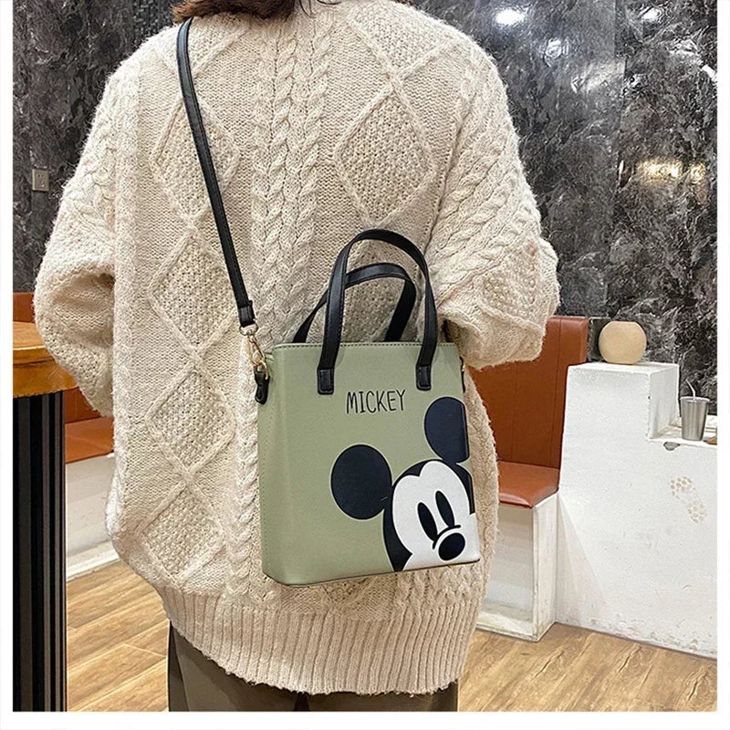 Mickey Mouse Cartoon Handbag – Stylish Shoulder & Crossbody Tote Bag