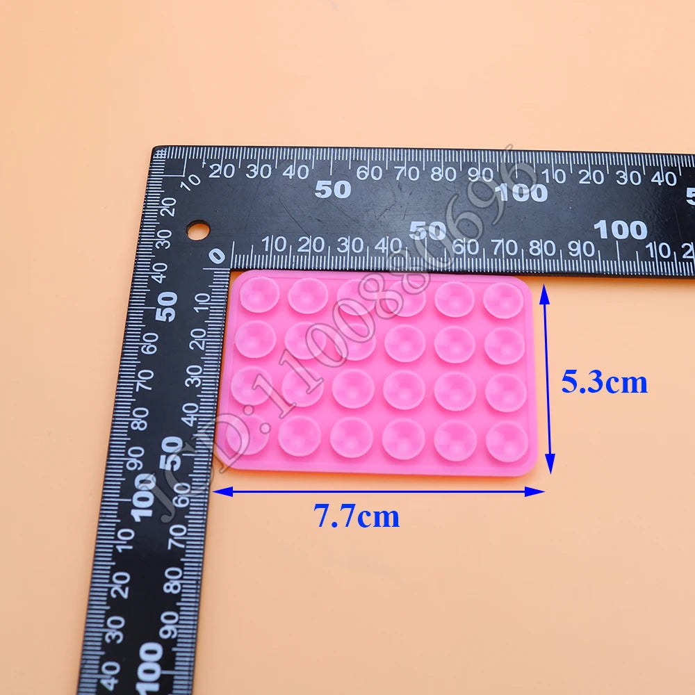 Double-Sided Silicone Phone Grip Pad – Universal Anti-Slip Suction Holder