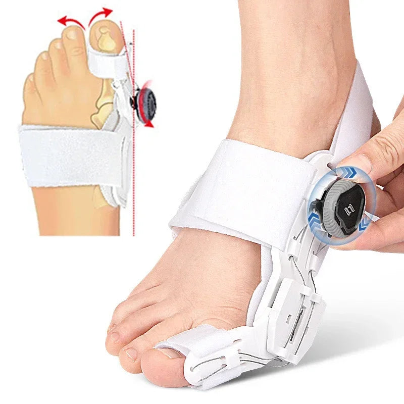 Adjustable Bunion Corrector Brace – Toe Separator and Hallux Valgus Straightener