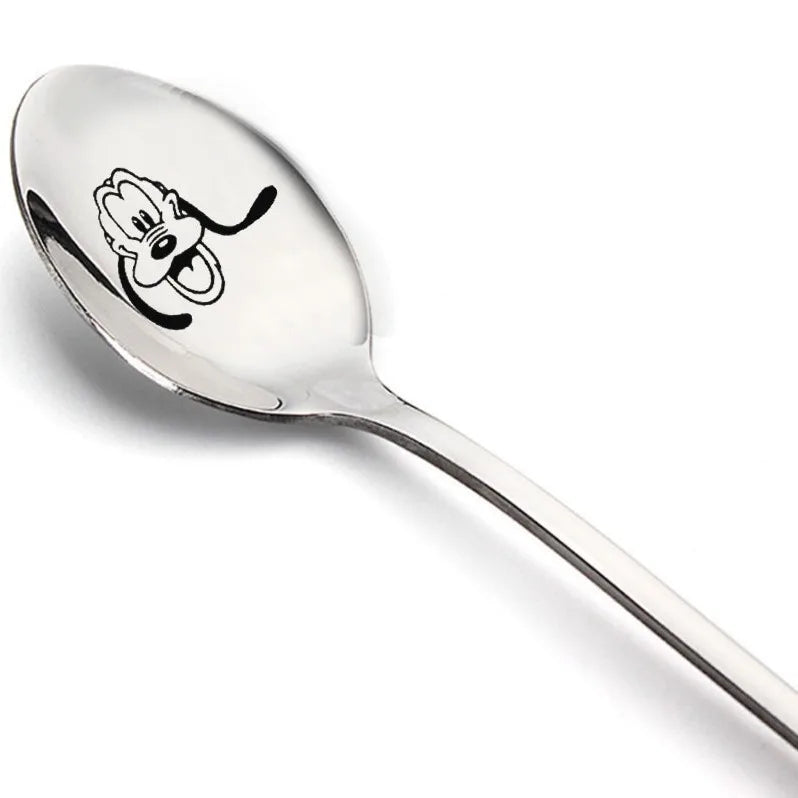 Mickey Mouse Stainless Steel Long Spoon