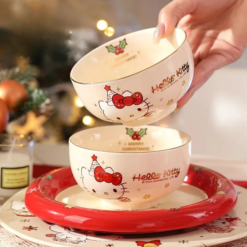 Hello Kitty Christmas Dinner Set