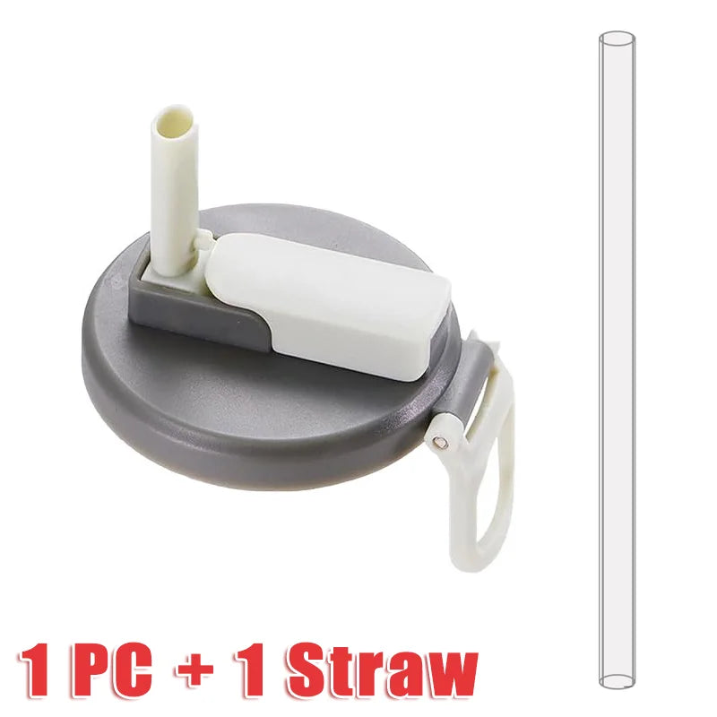 Reusable Soda Can Straw Lid – Leak-proof Cover with Built-in Straw