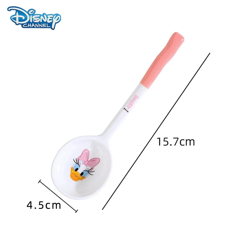 Disney Mickey & Minnie Ceramic Spoon – Cartoon Tableware for Kids