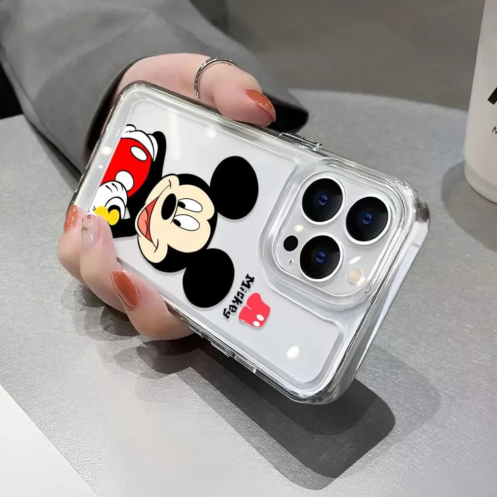 Clear Cartoon Mickey Case – Classic Charm in a Modern Style
