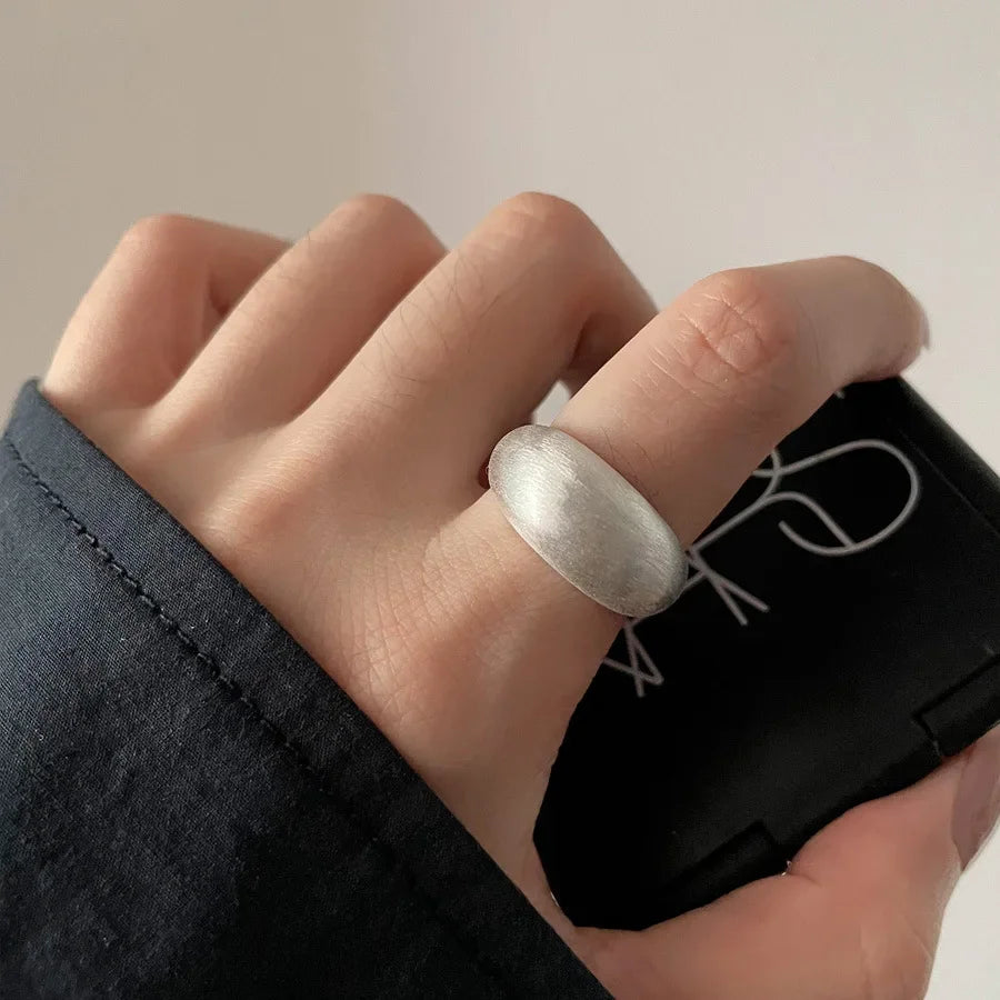 Trendy Silver- Cuff Rings