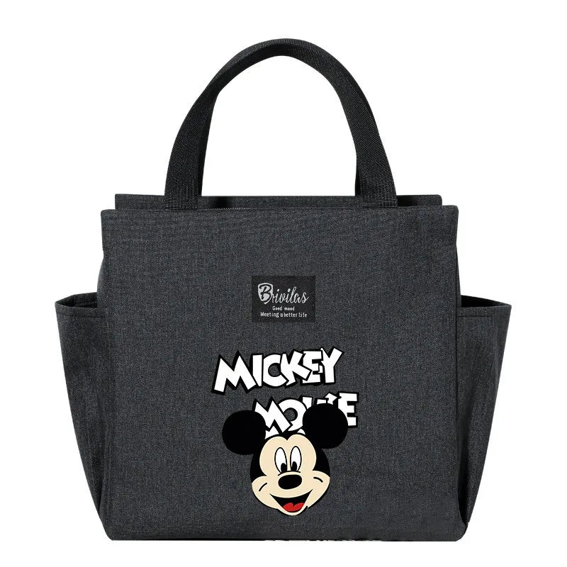 Mickey & Minnie Insulated Lunch Bag – Thermal Bento Tote for Hot & Cold Food