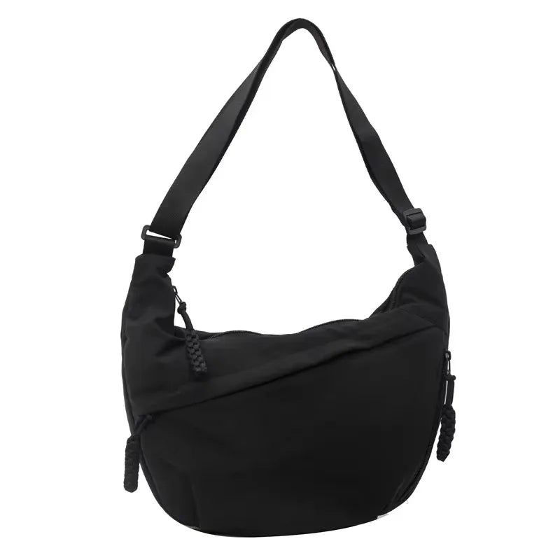 Casual Nylon Shoulder Bag for Women – Large Capacity Everyday Crossbody