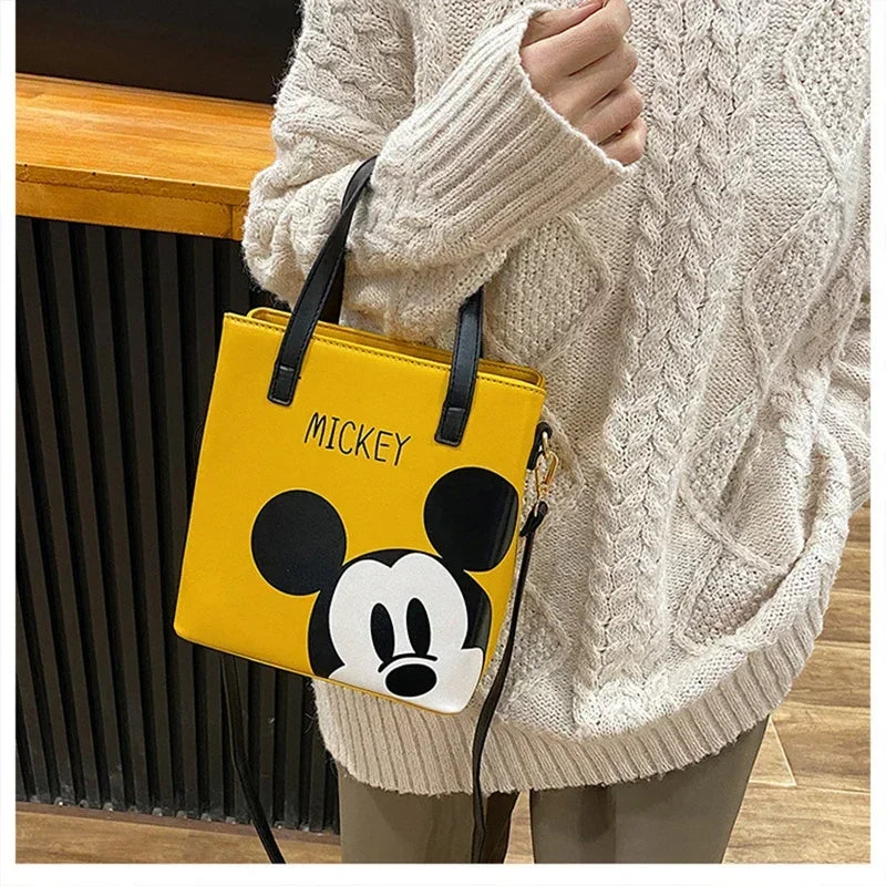 Mickey Mouse Cartoon Handbag – Stylish Shoulder & Crossbody Tote Bag