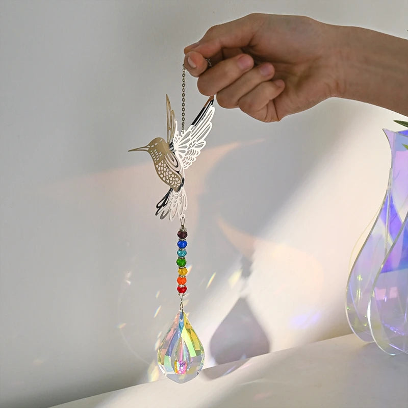 Bird Crystal Sun Catcher for Home & Garden Decoration