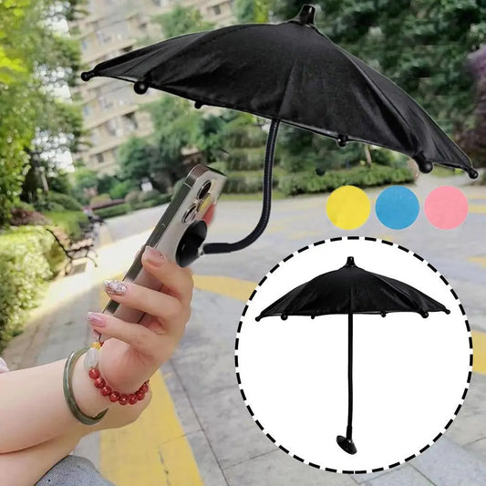 Magnetic Phone Umbrella – 360° Sunshade Cover for iPhone & Android