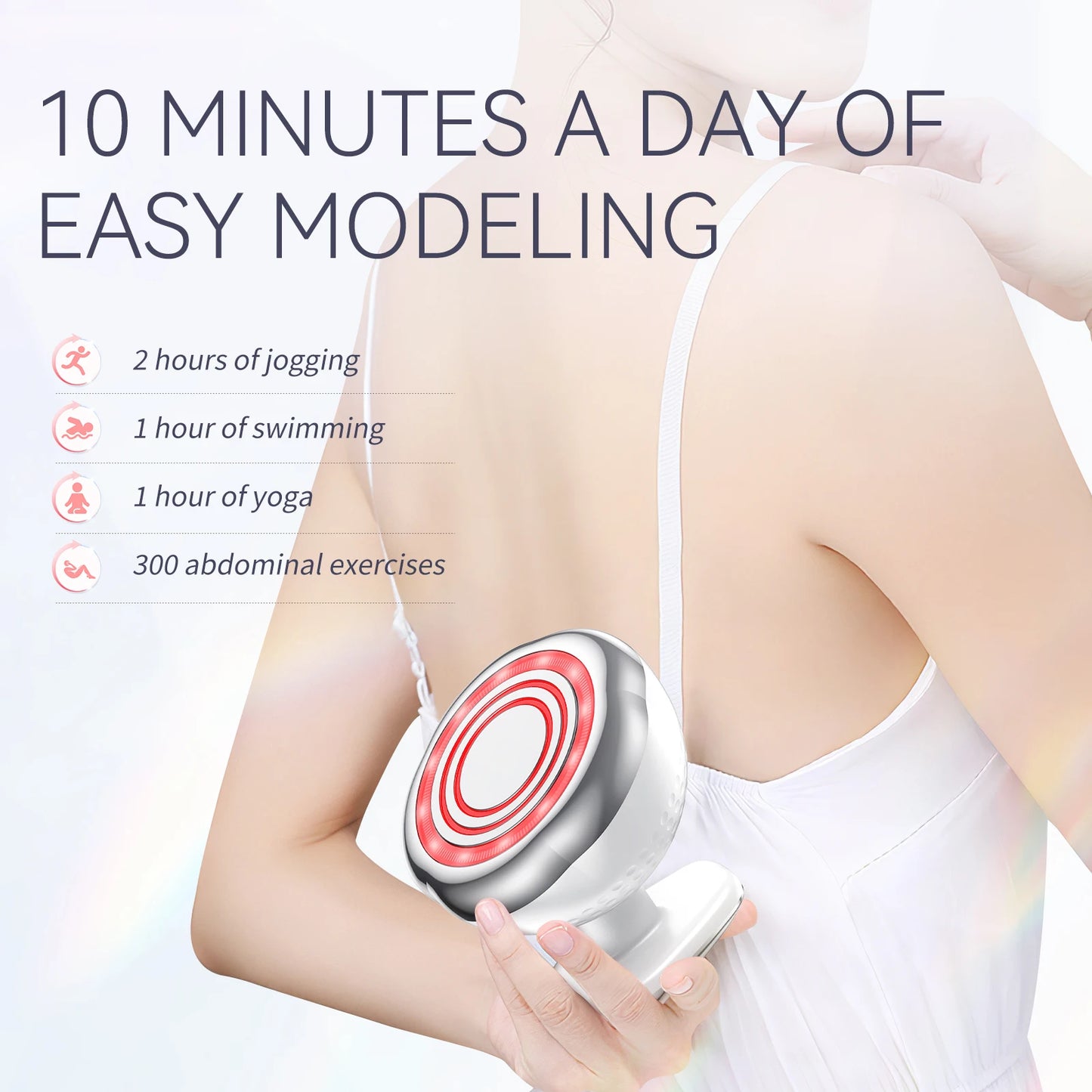 ANLAN RF Body Slimming Machine with EMS & Ultrasonic Fat Burner – Body Shaping & Weight Loss Massager