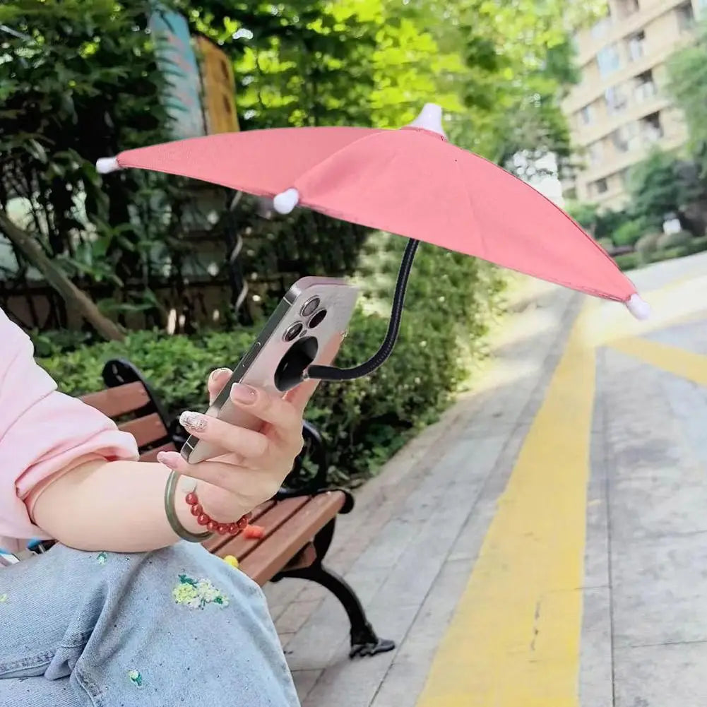 Magnetic Phone Umbrella – 360° Sunshade Cover for iPhone & Android