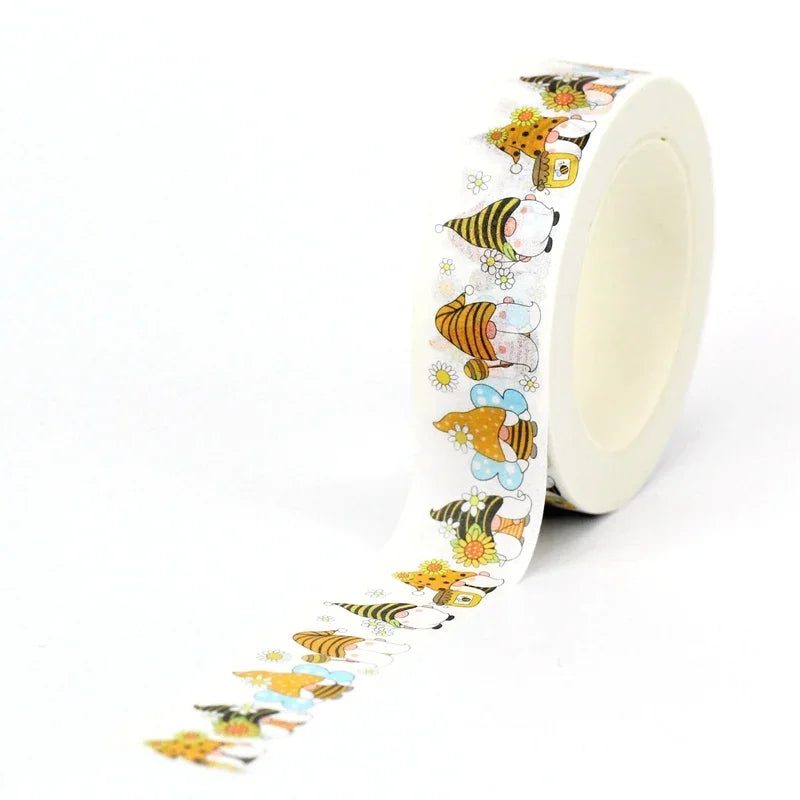 Cute Cartoon Washi Tape – Decorative Adhesive Roll (10M)