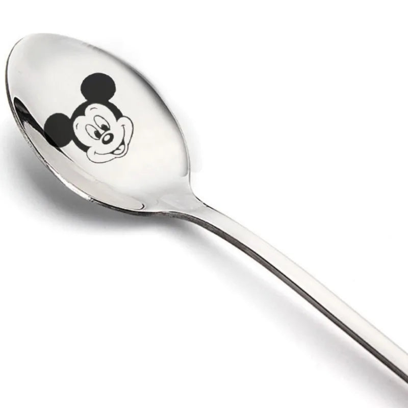 Mickey Mouse Stainless Steel Long Spoon