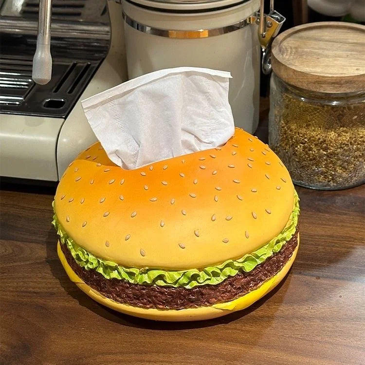 Burger Tissue Box