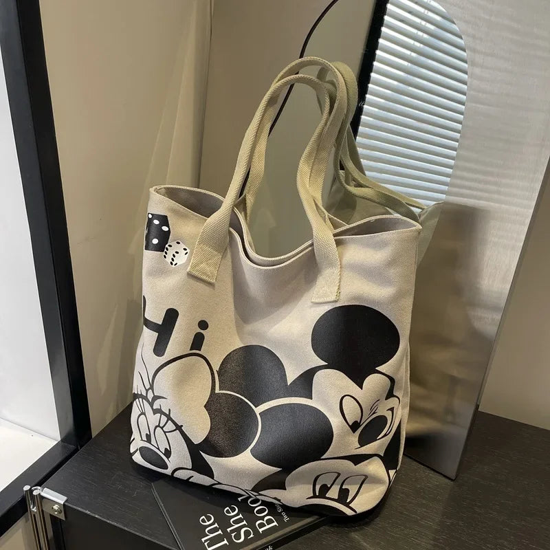 Mickey Canvas Tote Bag – Large Capacity & Stylish Everyday Use2