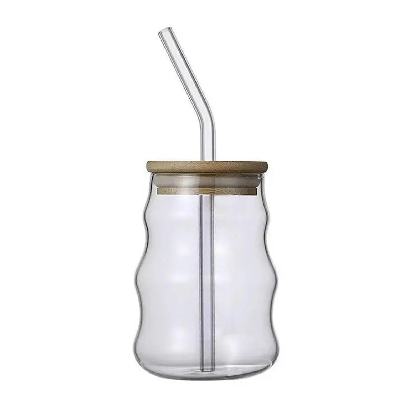 Modern Ribbed Glass Cup – Various Designs