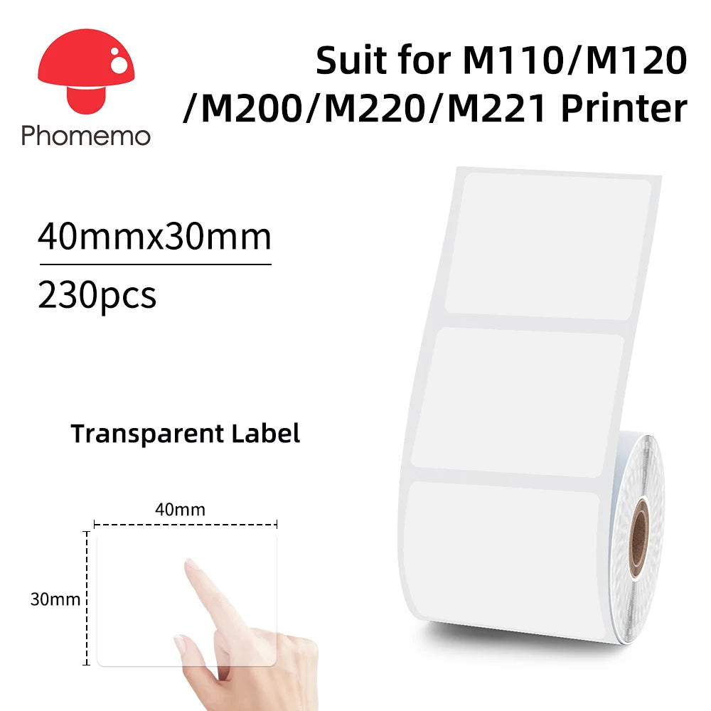Phomemo M110 Portable Label Printer – Inkless Thermal Printing