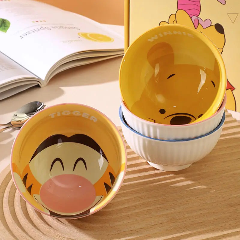 Disney Winnie the Pooh Cartoon Rice Bowl – Cute Kids Meal Bowl