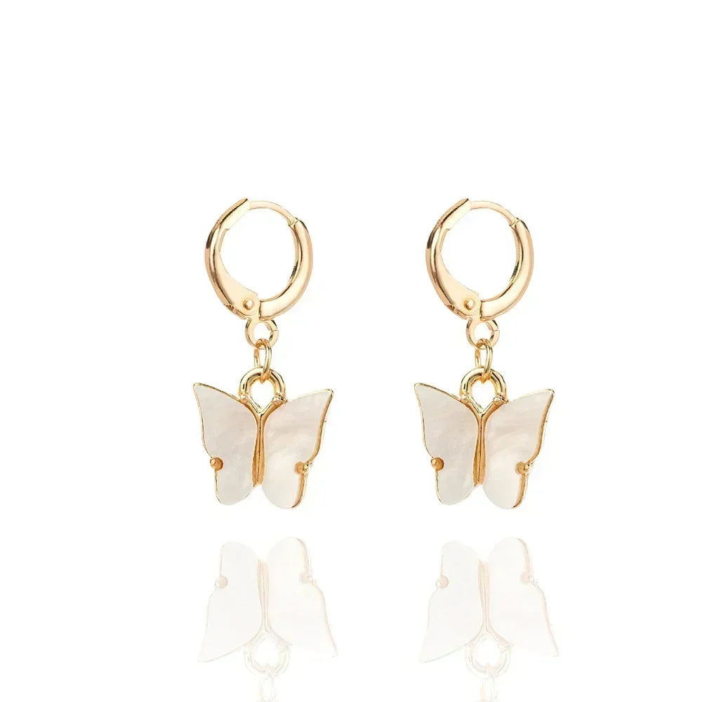 Elegant Butterfly Shell Earrings