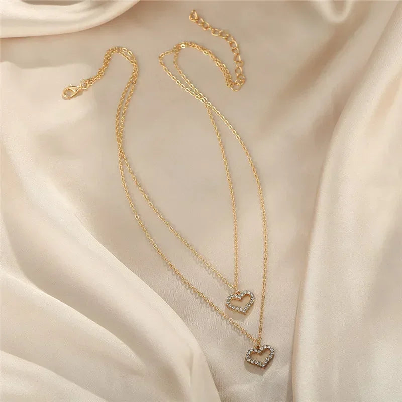 Layered Choker Necklace Set – Multiple Styles