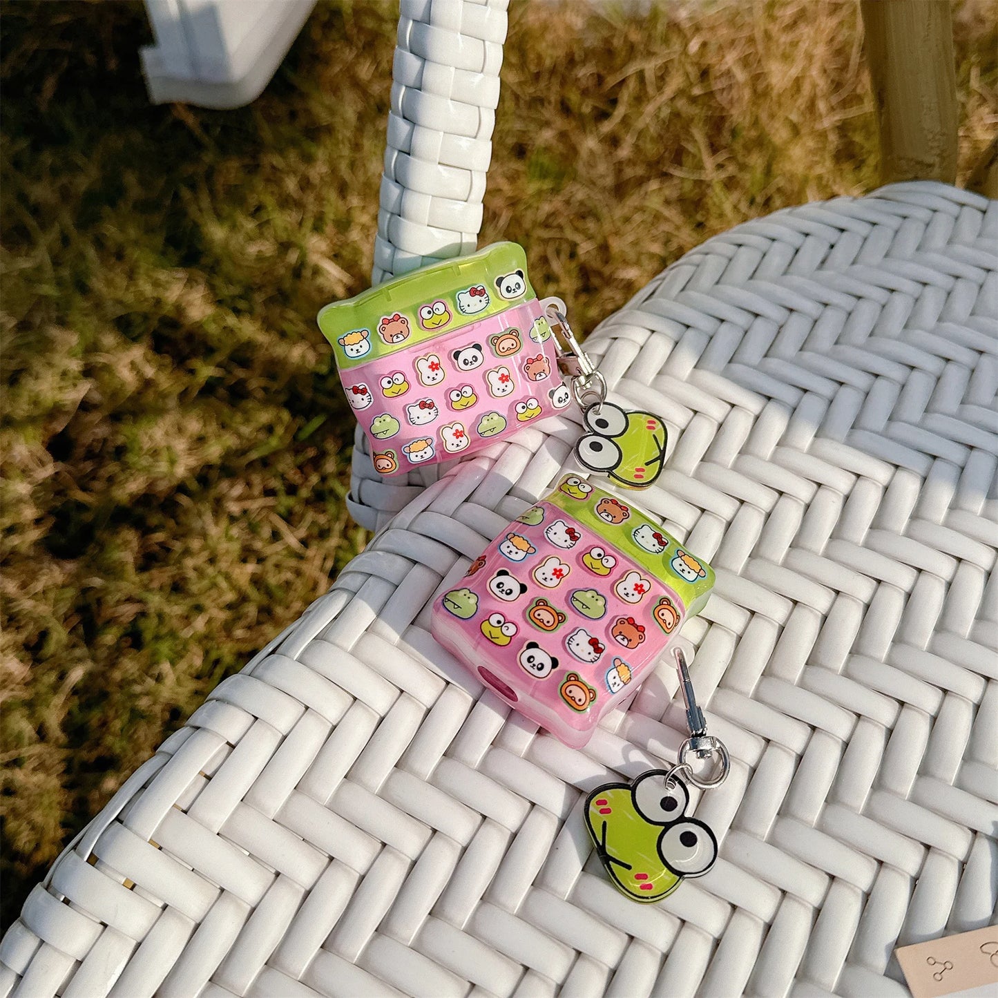 Hello Kitty & Keroppi Pillow AirPods Case – Cute Kawaii Style