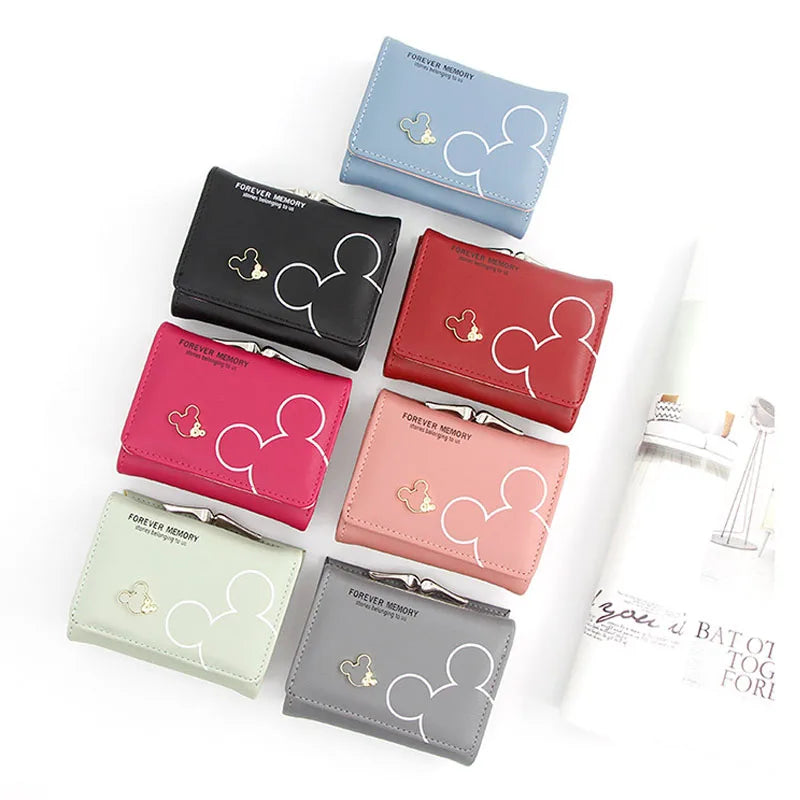 Mickey Mini Wallet – Stylish Women’s PU Leather Coin & Card Purse