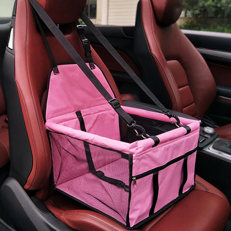 Folding Pet Car Seat – Safe & Comfy Travel for Pets