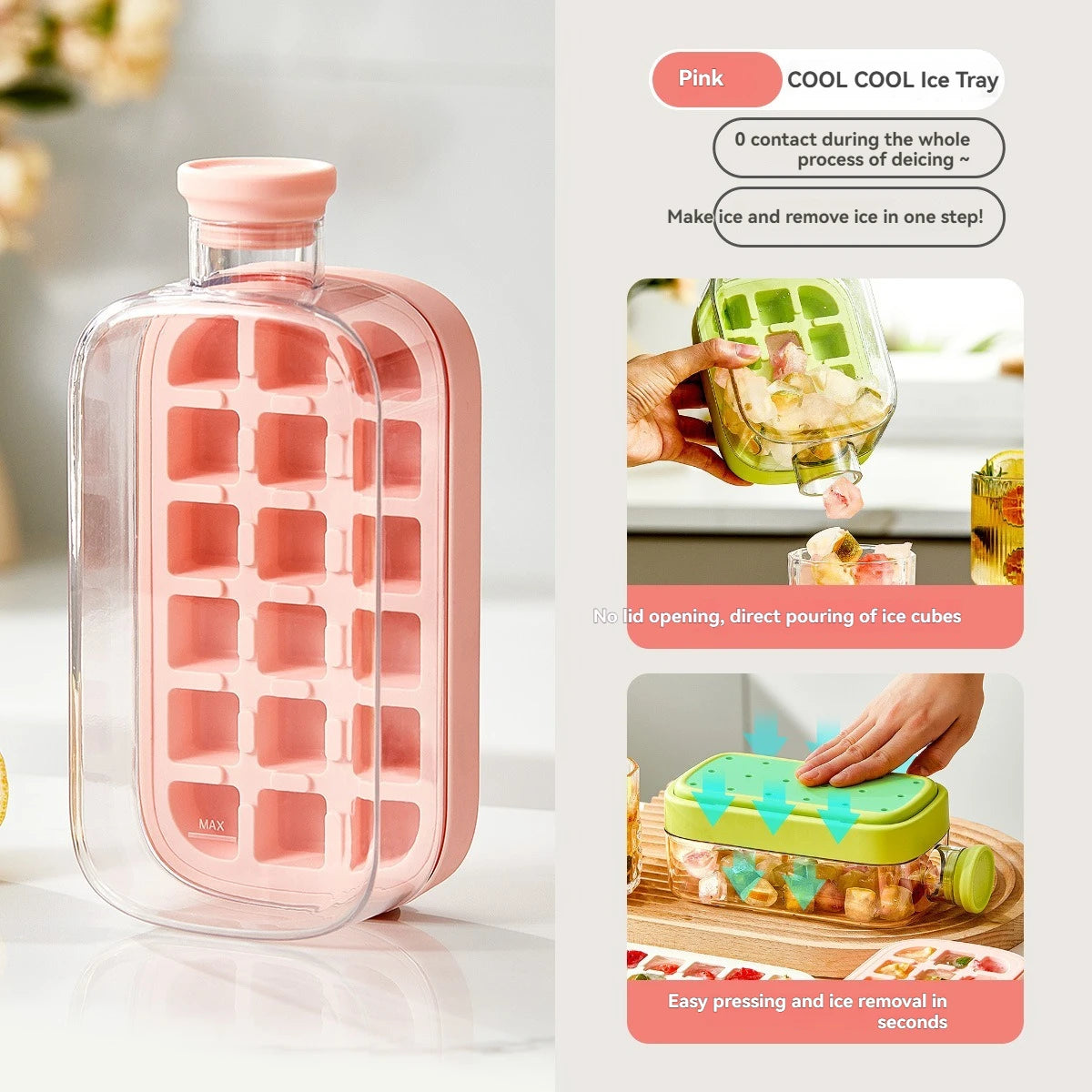 Fruit Infuser Juice Bottle with Strainer & Drinking Spout