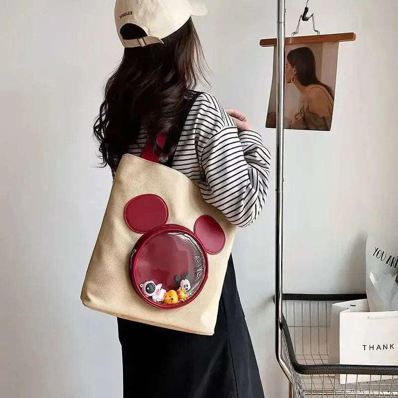 Mickey Black Tote Bag – Spacious, Practical & Modern Style