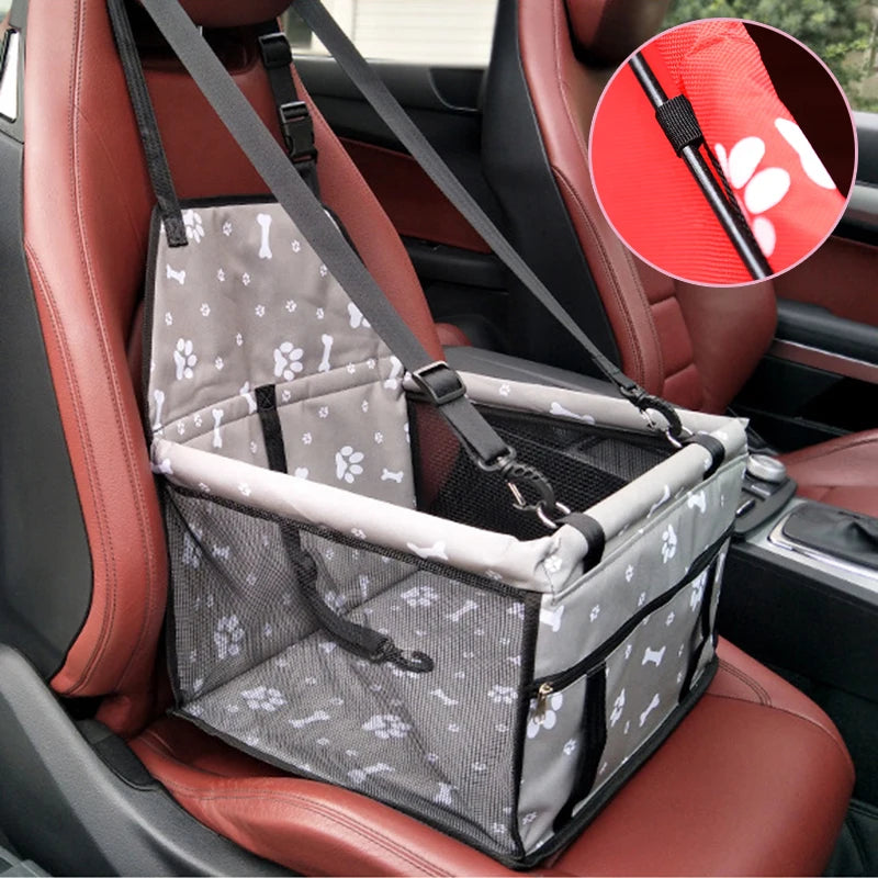 Folding Pet Car Seat – Safe & Comfy Travel for Pets