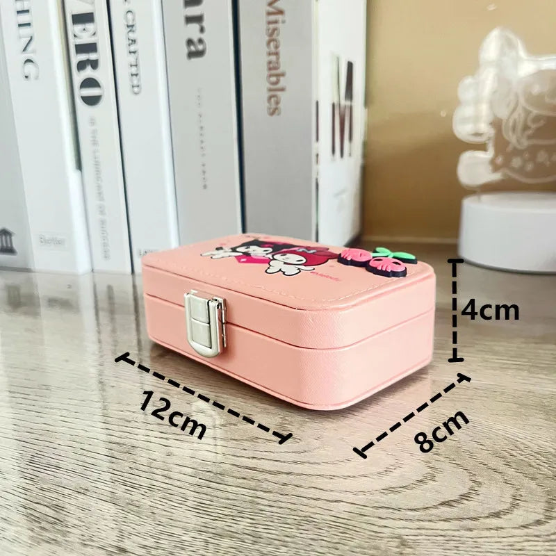 Mickey & Minnie Cartoon Jewelry Storage Box – Cute Accessories Organizer