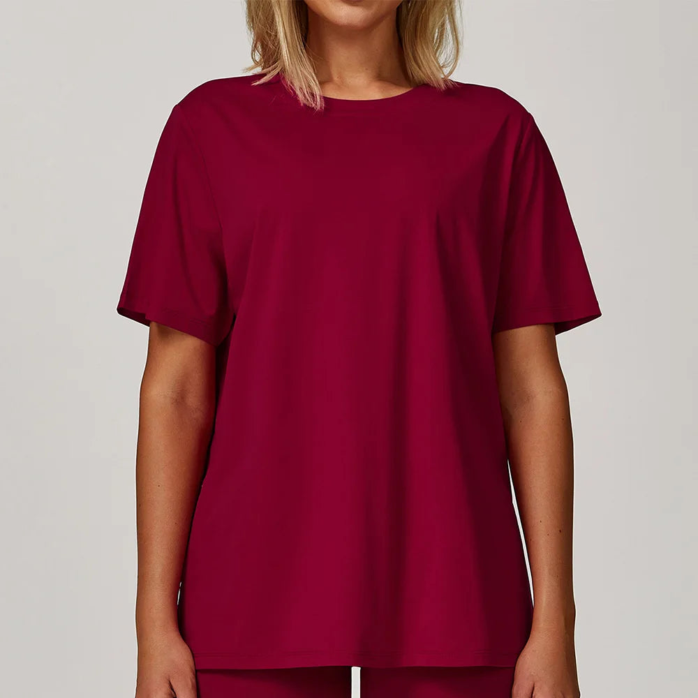 Loose Fit Quick-Dry Workout T-Shirt – Women’s Short Sleeve Gym Top