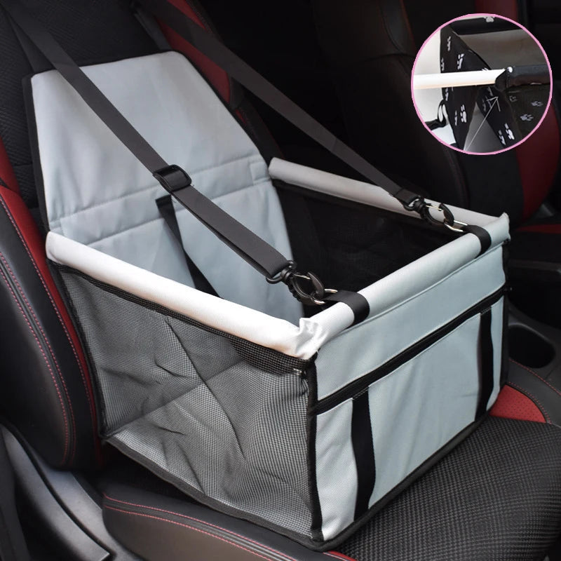Folding Pet Car Seat – Safe & Comfy Travel for Pets