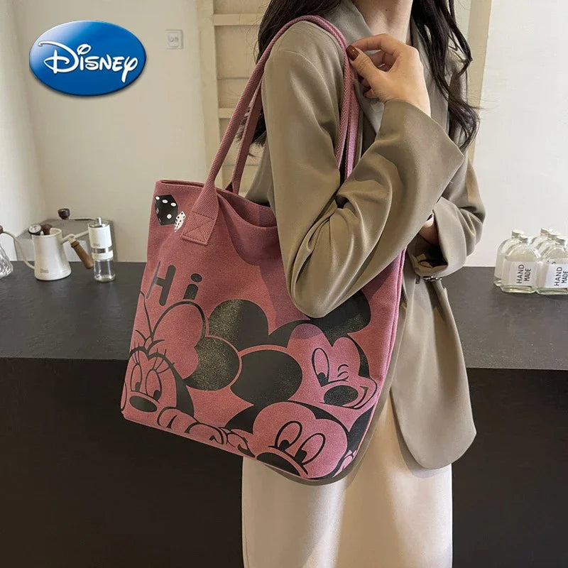 Mickey Canvas Tote Bag – Large Capacity & Stylish Everyday Use2