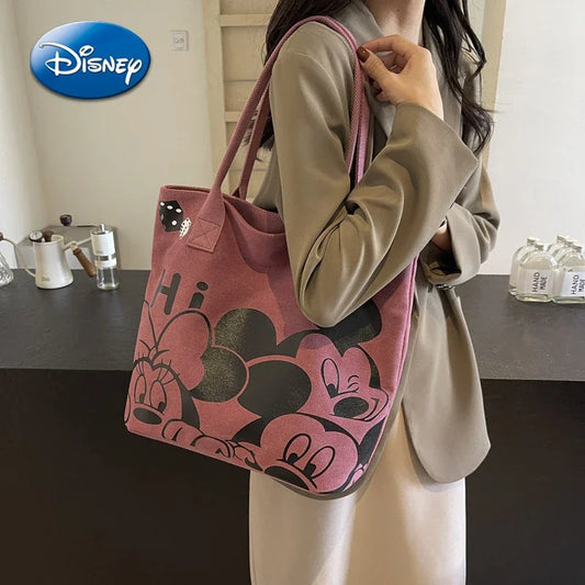 Mickey Canvas Tote Bag – Large Capacity & Stylish Everyday Use2