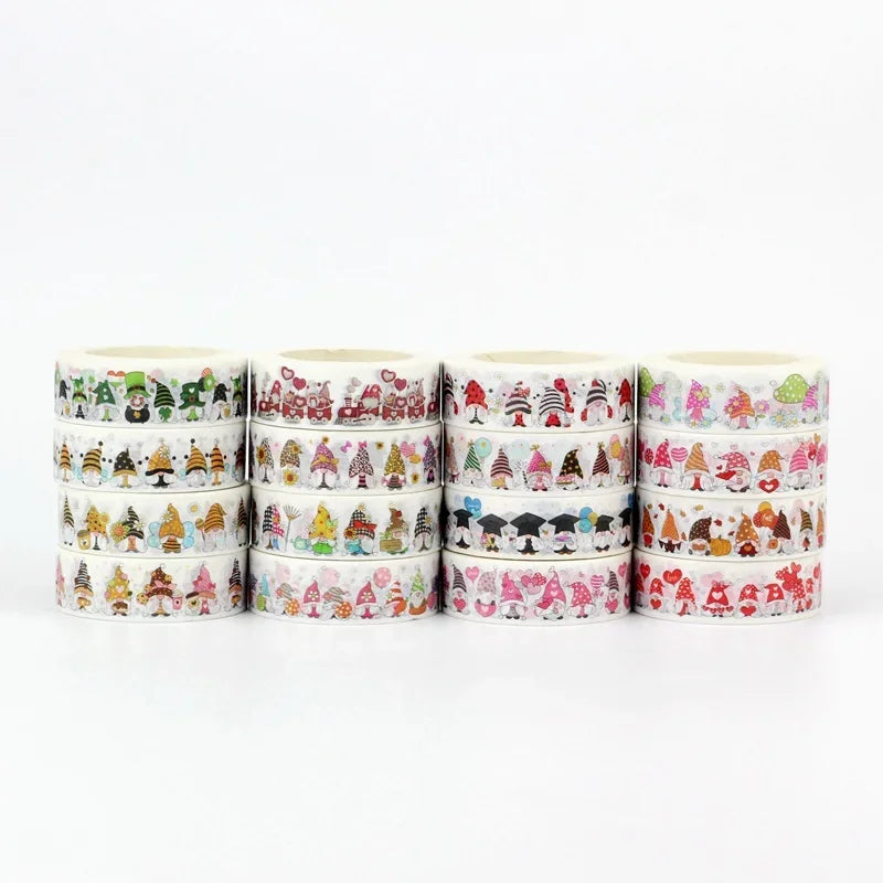 Cute Cartoon Washi Tape – Decorative Adhesive Roll (10M)