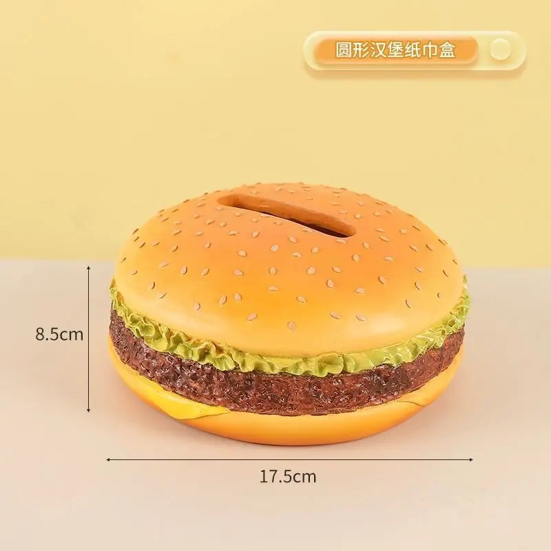 Burger Tissue Box