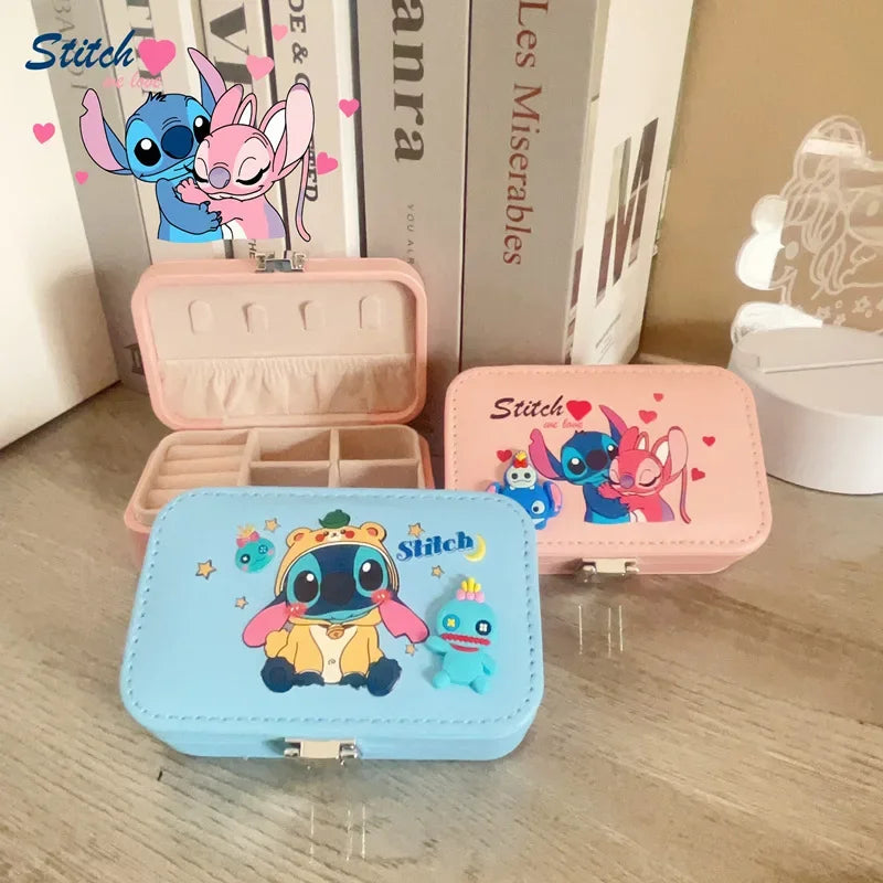 Mickey & Minnie Cartoon Jewelry Storage Box – Cute Accessories Organizer