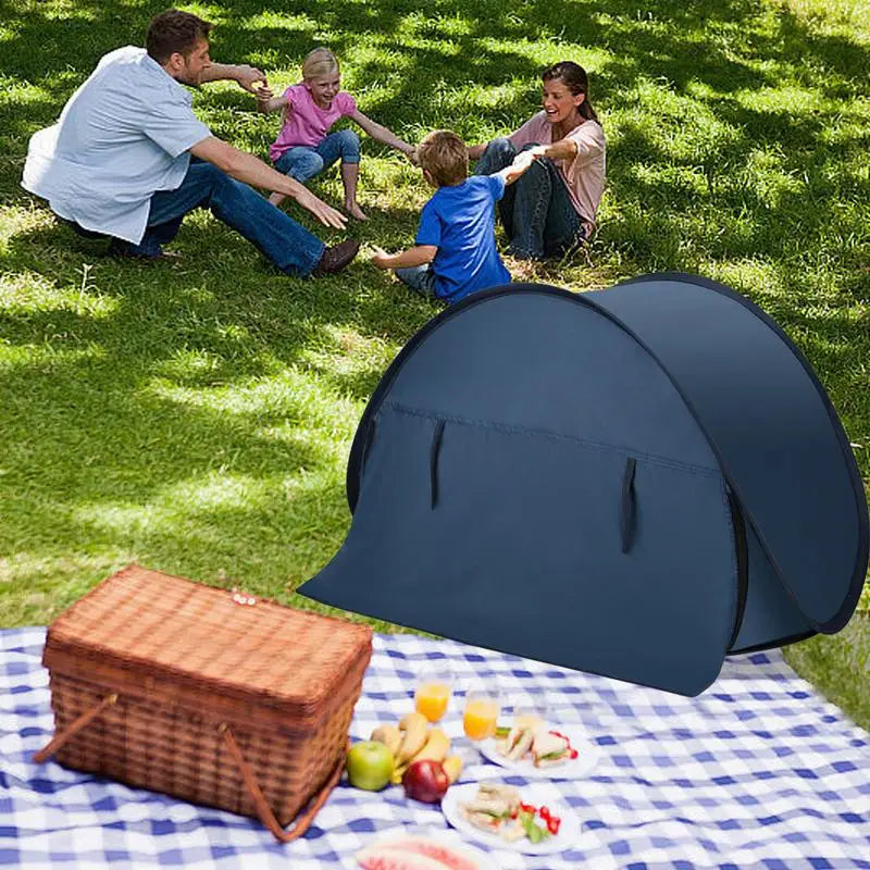 Instant Beach Head Shade Tent – Sun & Wind Protection – Breathable Fabric