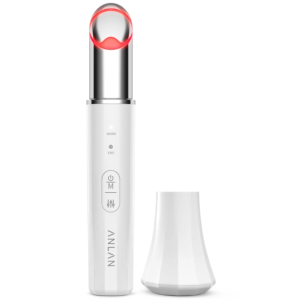 ANLAN EMS Eye Beauty Device – Microcurrent Eye Massager for Eye Bags, Dark Circles, and Lifting