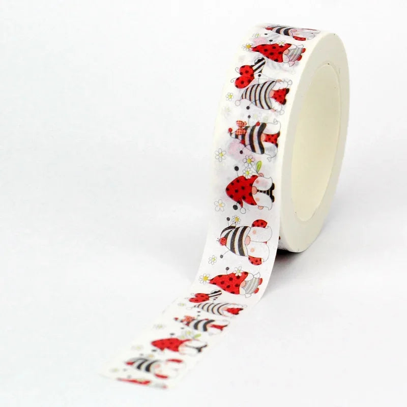 Cute Cartoon Washi Tape – Decorative Adhesive Roll (10M)