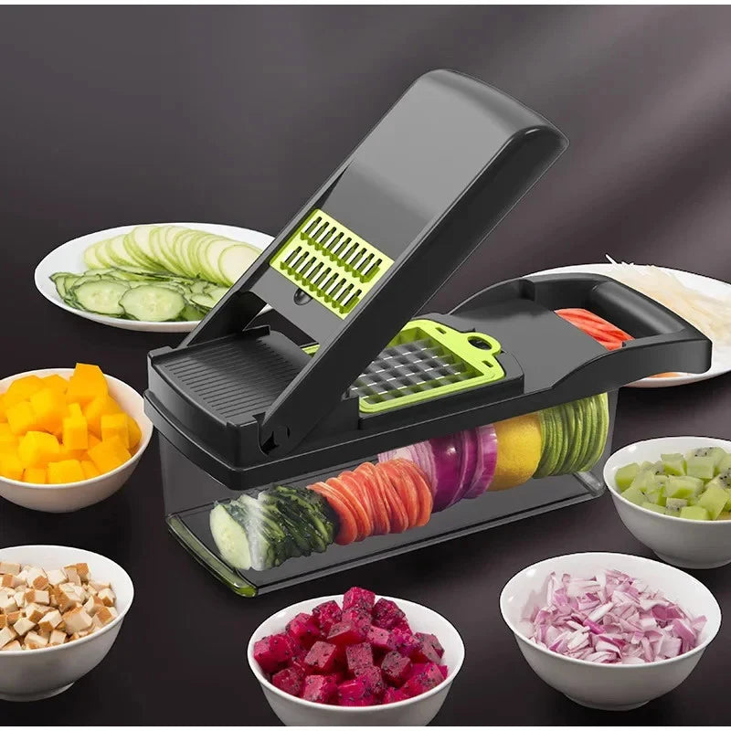 14-in-1 Multifunctional Vegetable Chopper & Slicer